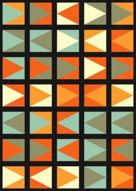 Soyut geometrik desen, sanat çizimi