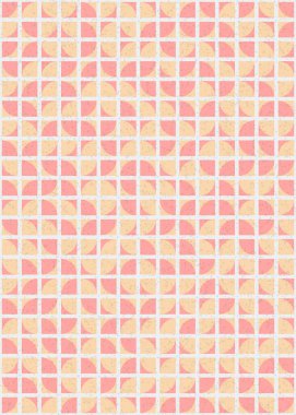 Soyut Geometrik Desen üretken hesaplama sanatı çizimi