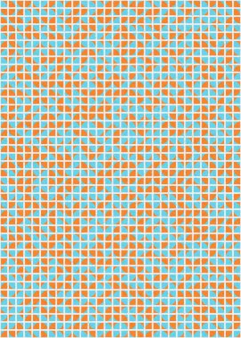 Soyut Geometrik Desen üretken hesaplama sanatı çizimi