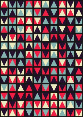 Soyut Geometrik Desen üretken hesaplama sanatı çizimi 