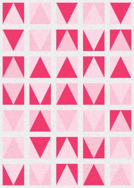 Soyut Geometrik Desen üretken hesaplama sanatı çizimi