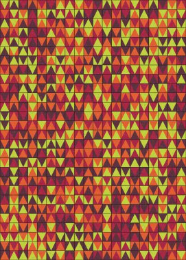 Soyut Geometrik Desen üretken hesaplama sanatı çizimi 