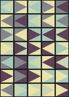 Soyut geometrik desen, sanat çizimi