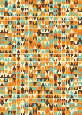 Soyut Geometrik Desen üretken hesaplama sanatı çizimi 