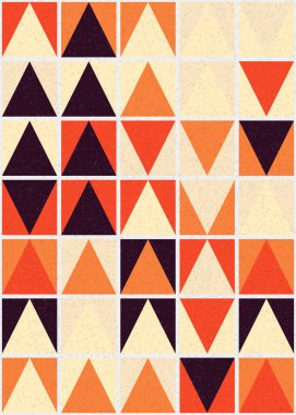 Soyut Geometrik Desen üretken hesaplama sanatı çizimi 