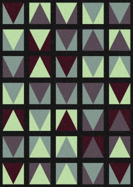 Soyut geometrik desen, sanat çizimi