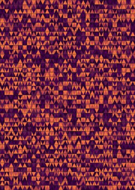 Soyut Geometrik Desen üretken hesaplama sanatı çizimi