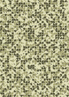 Soyut Geometrik Desen üretken hesaplama sanatı çizimi