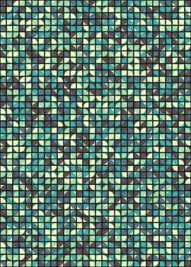 Soyut Geometrik Desen üretken hesaplama sanatı çizimi