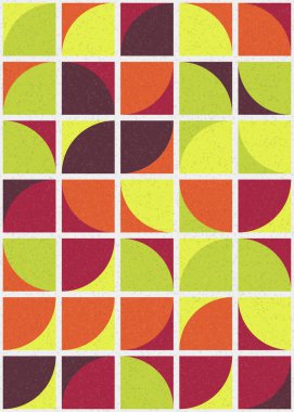 Soyut Geometrik Desen üretken hesaplama sanatı çizimi