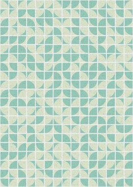 Soyut Geometrik Desen üretken hesaplama sanatı çizimi