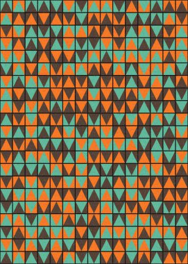 Soyut Geometrik Desen üretken hesaplama sanatı çizimi 