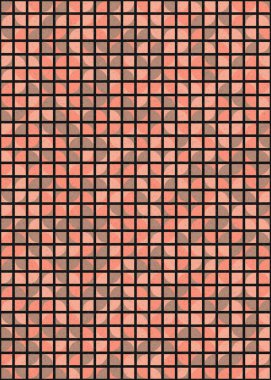 Soyut Geometrik Desen üretken hesaplama sanatı çizimi