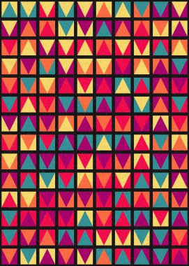 Soyut geometrik desen, sanat çizimi