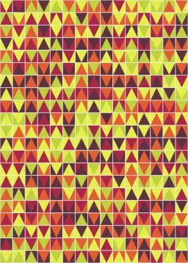 Soyut Geometrik Desen üretken hesaplama sanatı çizimi