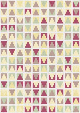 Soyut Geometrik Desen üretken hesaplama sanatı çizimi 