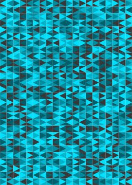 Soyut Geometrik Desen üretken hesaplama sanatı çizimi 