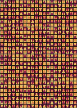 Soyut geometrik desen, sanat çizimi