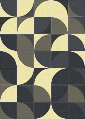 Soyut Geometrik Desen üretken hesaplama sanatı çizimi