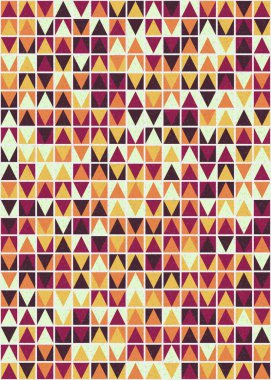 Soyut Geometrik Desen üretken hesaplama sanatı çizimi 