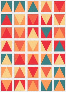 Soyut Geometrik Desen üretken hesaplama sanatı çizimi