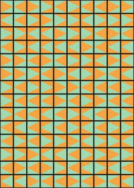 Soyut Geometrik Desen üretken hesaplama sanatı çizimi 