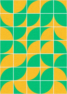 Soyut Geometrik Desen üretken hesaplama sanatı çizimi