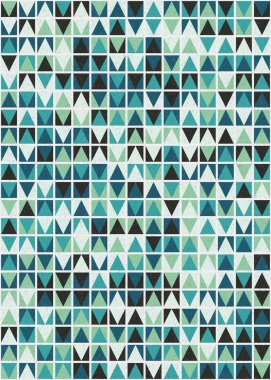 Soyut Geometrik Desen üretken hesaplama sanatı çizimi 