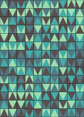 Soyut geometrik desen, sanat çizimi