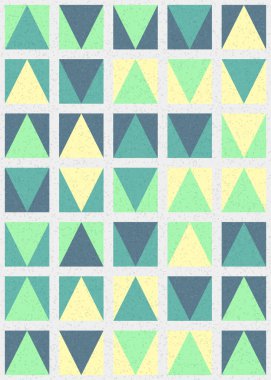 Soyut Geometrik Desen üretken hesaplama sanatı çizimi 