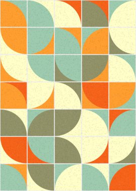 Soyut Geometrik Desen üretken hesaplama sanatı çizimi