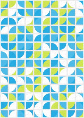 Soyut Geometrik Desen üretken hesaplama sanatı çizimi