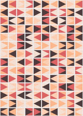 Soyut geometrik desen, sanat çizimi