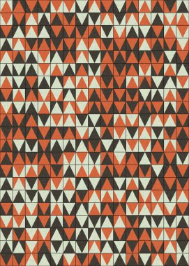 Soyut Geometrik Desen üretken hesaplama sanatı çizimi