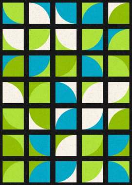 Soyut Geometrik Desen üretken hesaplama sanatı çizimi