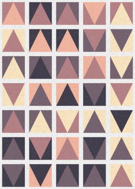 Soyut Geometrik Desen üretken hesaplama sanatı çizimi 