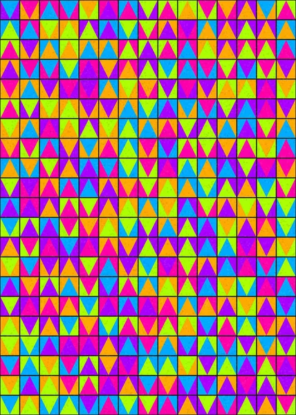 Abstrakte Geometrische Muster Generative Computergestützte Kunstillustration — Stockvektor