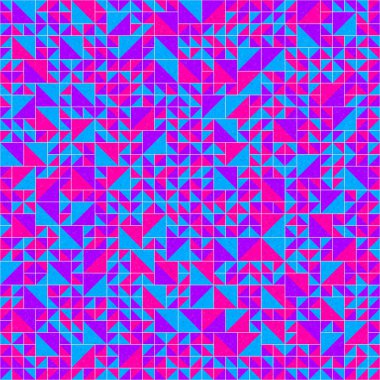 Soyut Geometrik Desen üretken hesaplama sanatı çizimi