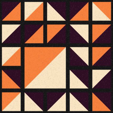 Soyut Geometrik Desen üretken hesaplama sanatı çizimi