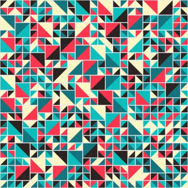 Soyut Geometrik Desen üretken hesaplama sanatı çizimi