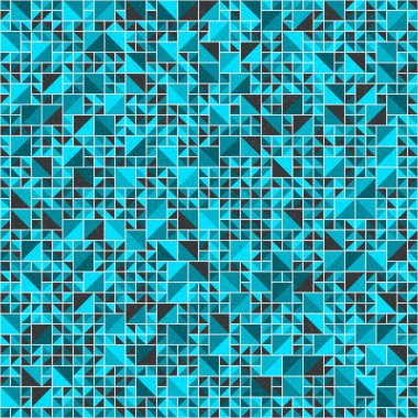 Soyut Geometrik Desen üretken hesaplama sanatı çizimi