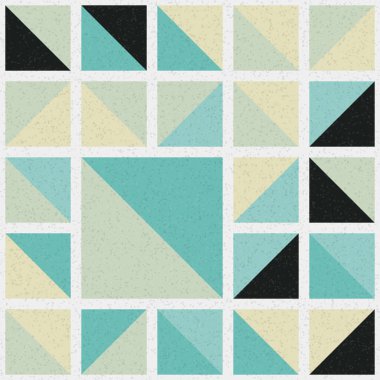 Soyut Geometrik Desen üretken hesaplama sanatı çizimi