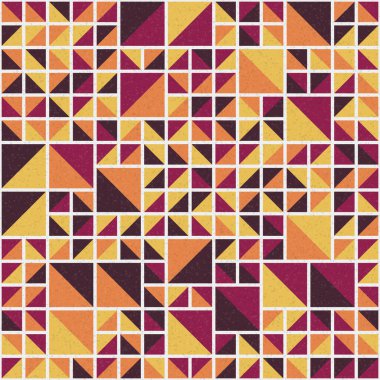 Soyut Geometrik Desen üretken hesaplama sanatı çizimi