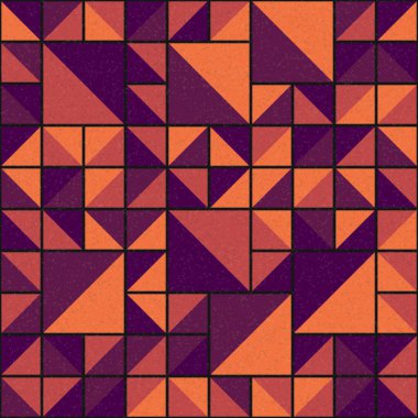 Soyut Geometrik Desen üretken hesaplama sanatı çizimi