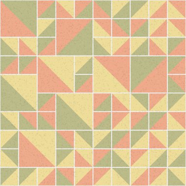 Soyut Geometrik Desen üretken hesaplama sanatı çizimi