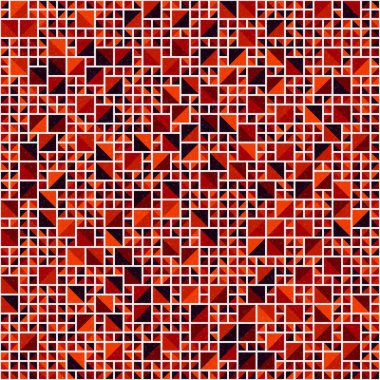 Soyut Geometrik Desen üretken hesaplama sanatı çizimi