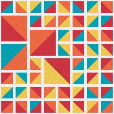 Soyut Geometrik Desen üretken hesaplama sanatı çizimi