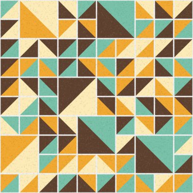 Soyut Geometrik Desen üretken hesaplama sanatı çizimi