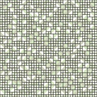 Soyut Geometrik Desen üretken hesaplama sanatı çizimi