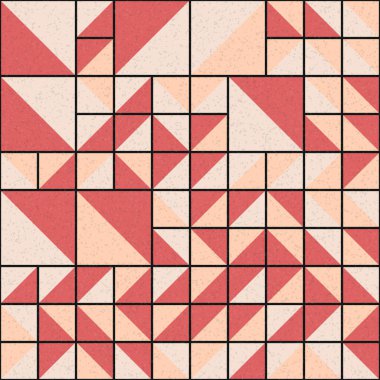 Soyut Geometrik Desen üretken hesaplama sanatı çizimi